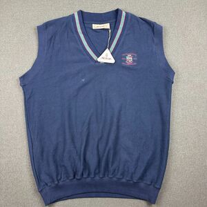 Vintage Antigua Sweater Vest Mens XL Knit Golf Embroidered Logo PGA Championship